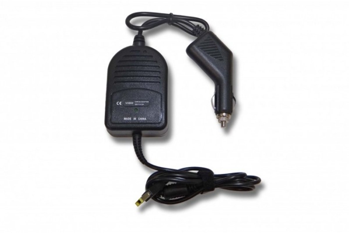 Notebook autolader 20V / 4,5A / 90W - Slim Tip (11mm x 5,6mm) voor Lenovo