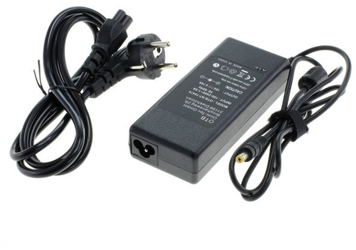 Notebook lader 19V / 4,74A / 90W - 5,5mm x 1,7mm voor o.a. Acer, Dell en Packard Bell