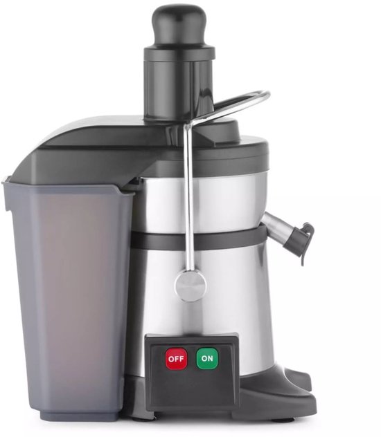 HENDI Sapcentrifuge - roestvast staal en kunststof - compacte uitvoering - 23,3 x 41,6 x 49,3 cm - zilverkleurig - met 4,4 liter pulpcontainer - voor horeca van HENDI — afbeelding 2
