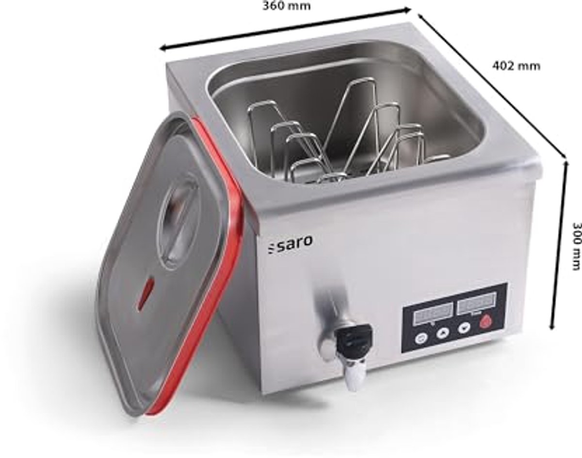 Sous-Vide Garer met Digitaal Display en Instelbare Temperatuur - 7-14 L