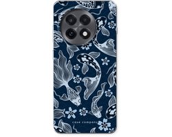 Case Company® - Hoesje geschikt voor OnePlus 13R hoesje - Midnight Koi - Soft Cover Telefoonhoesje - Bescherming aan alle Kanten en Schermrand