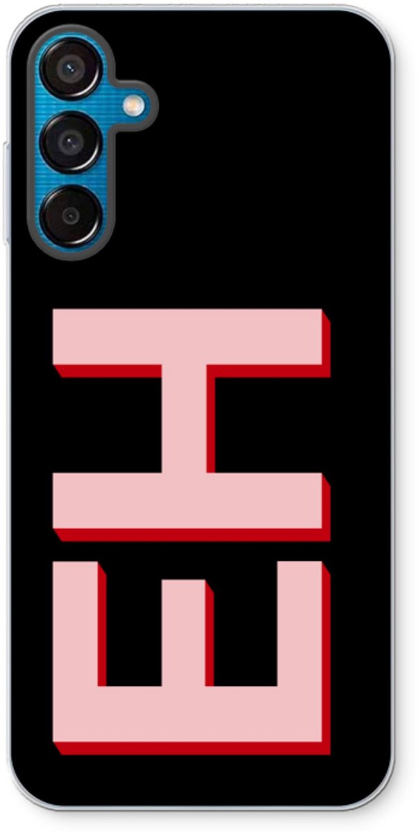 Gepersonaliseerd - Case Company® - Hoesje geschikt voor Samsung Galaxy M15 hoesje - Monogram - Soft Cover Telefoonhoesje - Bescherming aan alle Kanten en Schermrand