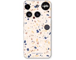 Case Company® - Hoesje geschikt voor Nothing Phone (3) hoesje - Terrazzo N°23 - Soft Cover Telefoonhoesje - Bescherming aan alle Kanten en Schermrand