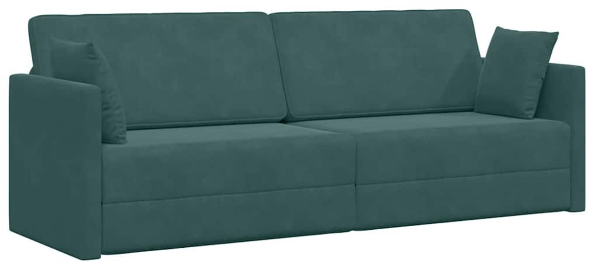 Slaapbank - Uitklapbaar - Slaapstoel - Logeerbed - Zetelbed - Slaapfauteuil - Vouwbed - 2 persoons - Zeer comfortabel - Donkergroen