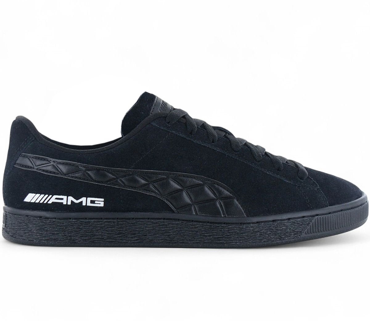Puma Suede x Mercedes AMG Heren Sneakers Schoenen 307920-02 Zwart