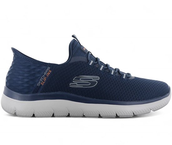 Skechers Summits - High Range Slip-Ins 232457-NVY, Homme, Bleu Marine, Baskets pour femmes, taille: 42.5