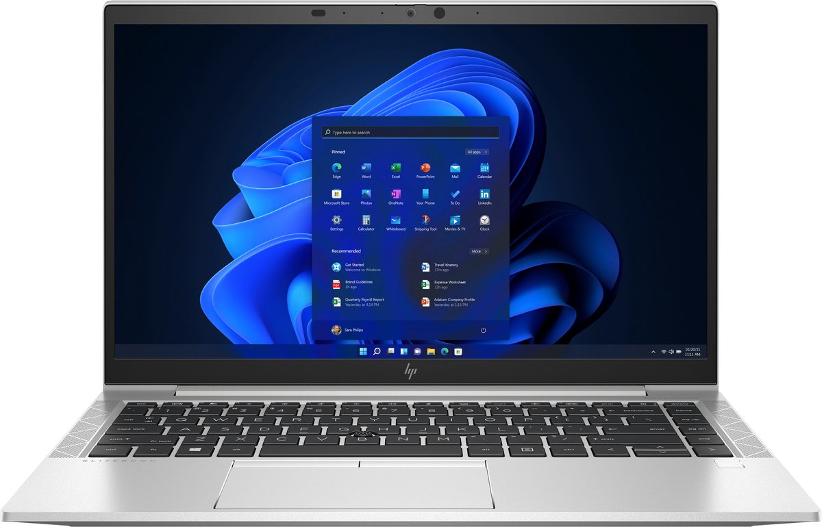 HP EliteBook 840 G8 Certified Refurbished Intel® Core™ i5 i5-1145G7 Laptop 35,6 cm (14") Full HD 16 GB DDR4-SDRAM 256 GB SSD Wi-Fi 6 (802.11ax) Windows 11 Pro Zilver Gecertificeerd Refurbished