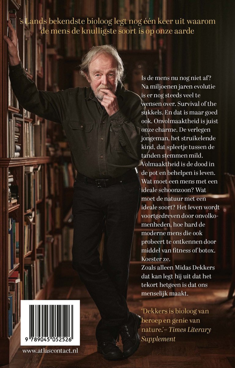 Het menselijk tekort - back cover