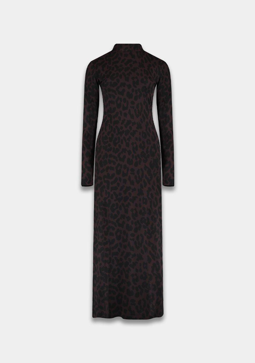 Harper & Yve Jessie-dr Dames - Jurk - Bruin - Maat S