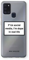 Case Company® - Coque Samsung Galaxy A21s - I'm dope - Coque souple pour téléphone - Protection tous côtés et bord d'écran