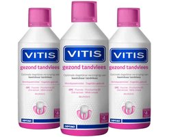 3x Vitis Gezond Tandvlees Mondwater 500 ml