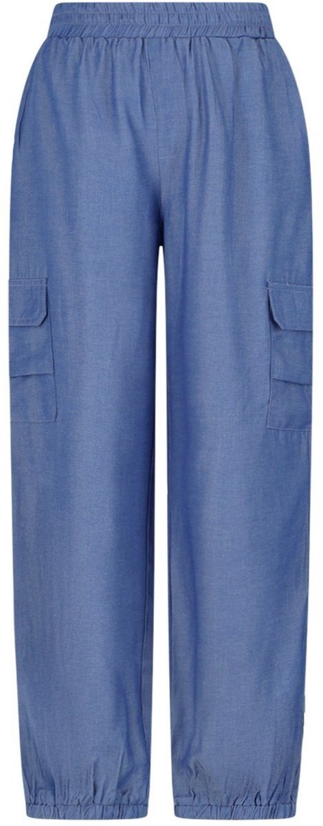Like Flo winter parachute broek meisjes teens - blauw - Flevy - elastiek