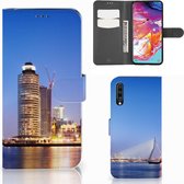 Geschikt voor Samsung Galaxy A70 Flip Cover Rotterdam