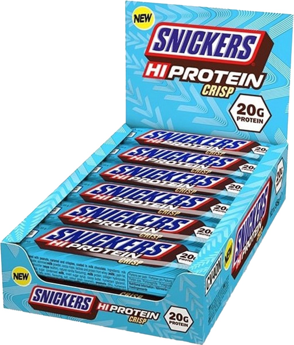 Snickers High Protein Crisp Bar 12repen Milk Chocolate