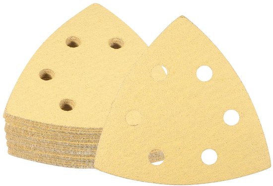AIXMEET 60 PCS schuurbladen, 11-gaats muis schuurpads schuurpapier voor