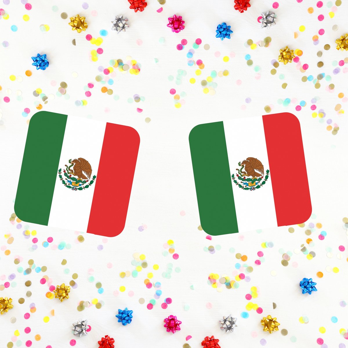 Bierviltjes Mexico - 15x stuks - vierkant - landenthema - 9 x 9 cm - onderzetter