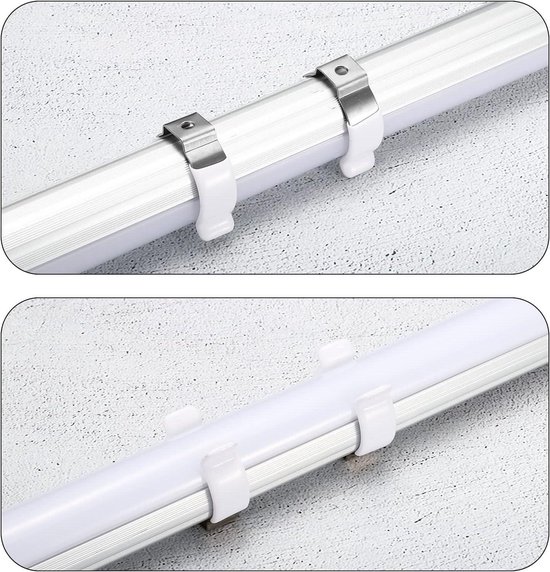 Tubo Led de hierro de alto rendimiento, tubo fluorescente a prueba de polvo, acc