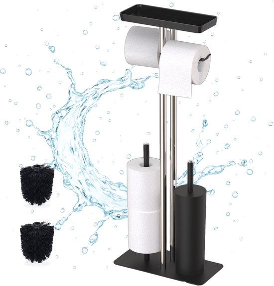 Toiletaccessoires set zwart HIER online kopen