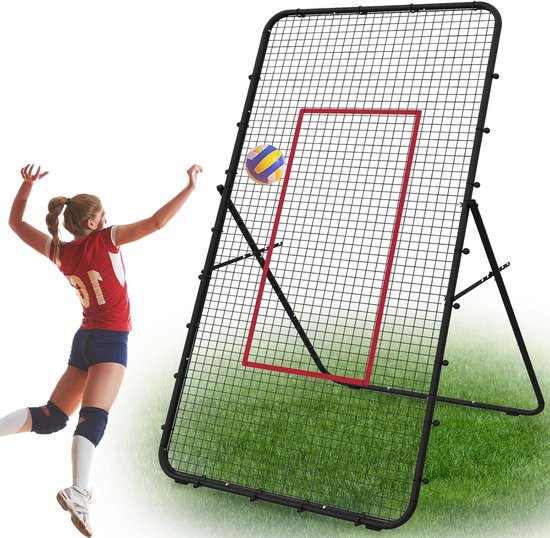 HOMCOM Filet De Rebondissement Pour Entraînement Baseball - Équipement Jardin Portable