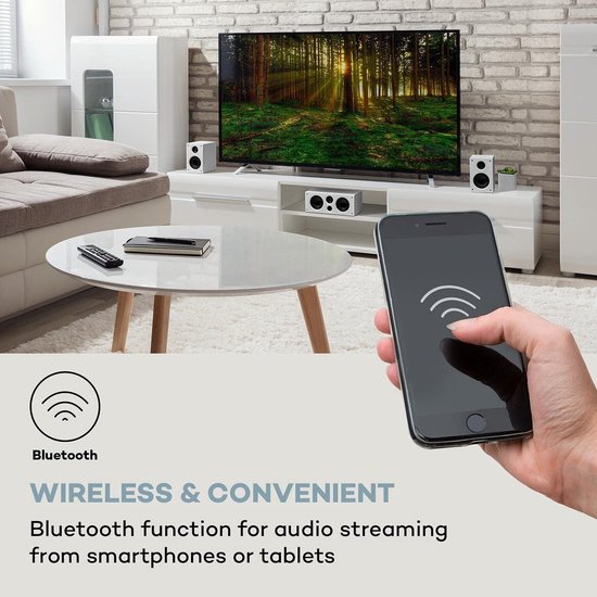 5.1-kanaals Surroundsysteem met 125 Watt RMS en Bluetooth functionaliteit van Merkloos — afbeelding 4