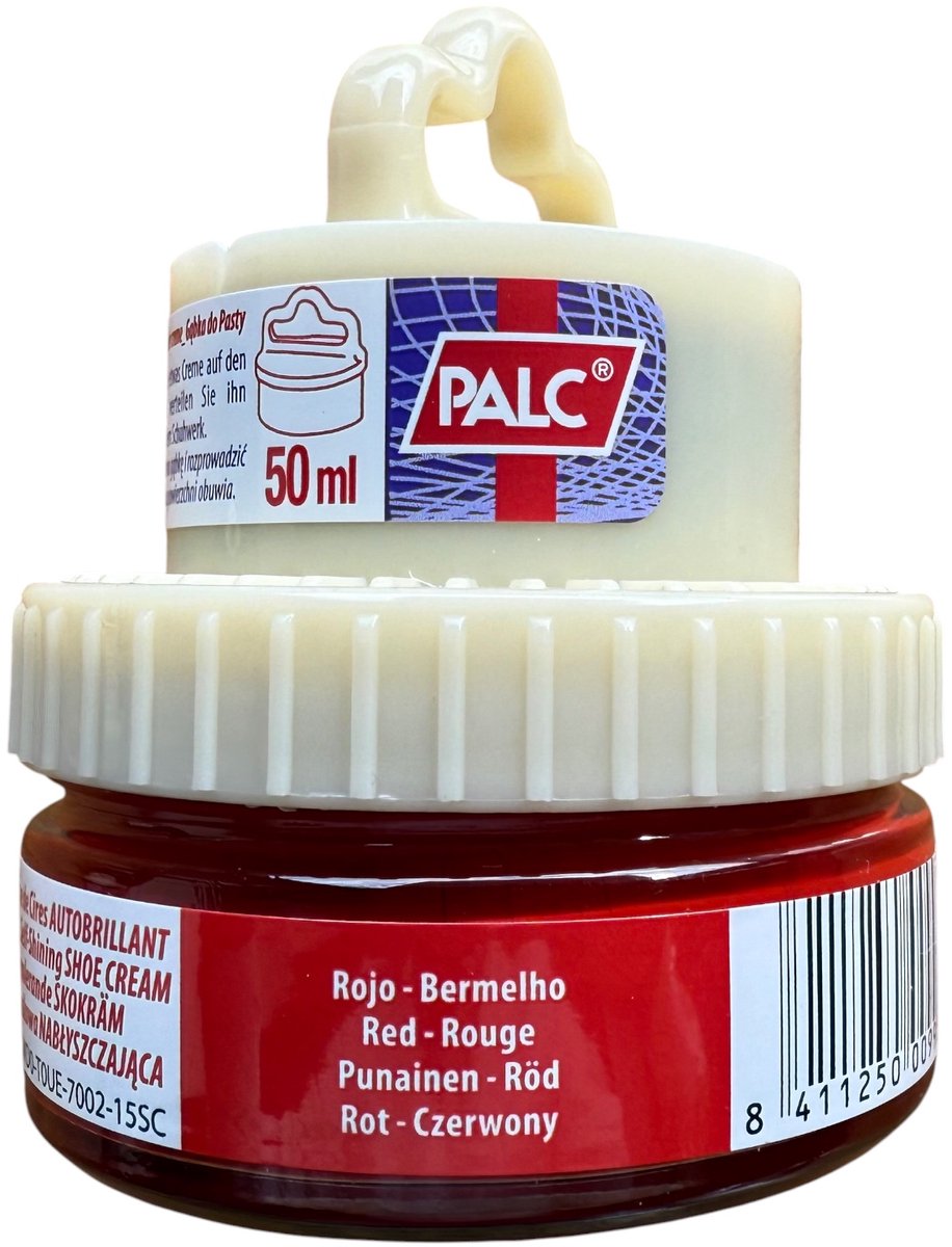 Zelf glans Créme Palc rood