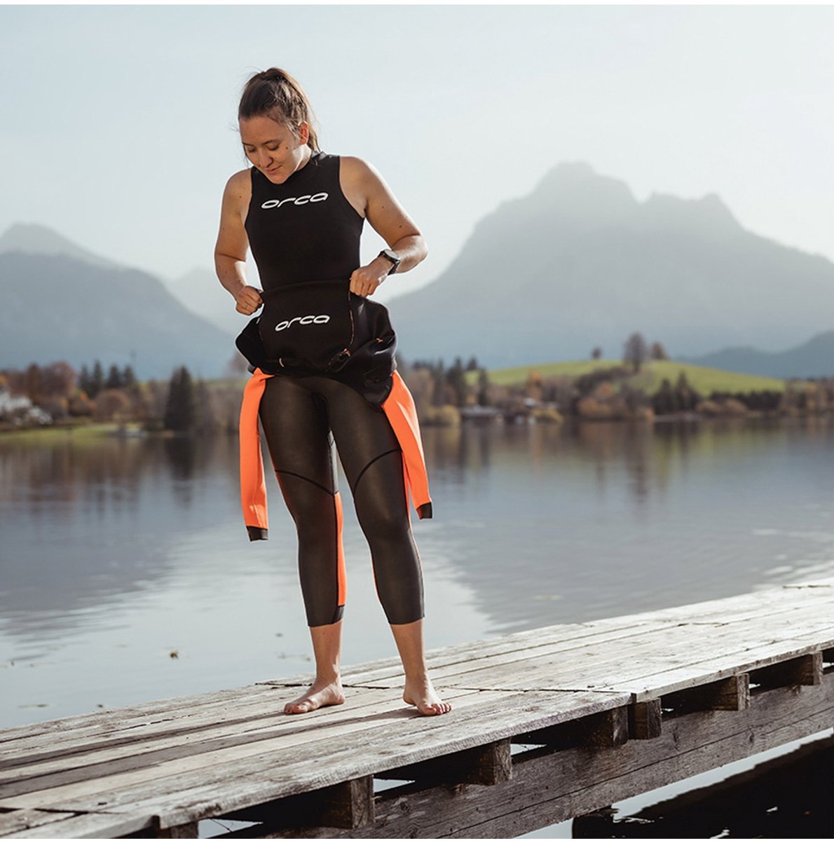 2026 Orca Womens Heatseeker Neoprene Vest - Black