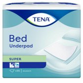 TENA - Bed Onderlegger Super 60 x 90 cm - 2 x 35 stuks - Voordeelverpakking