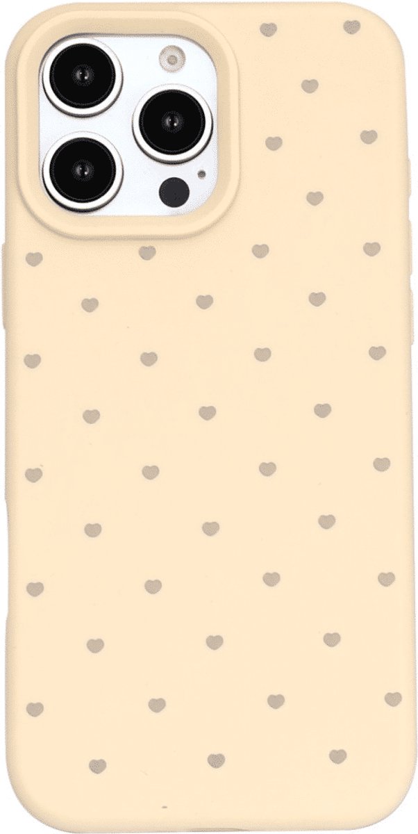 Casemania-Backcover-iPhone 16 Pro Max- hoesje–Geel