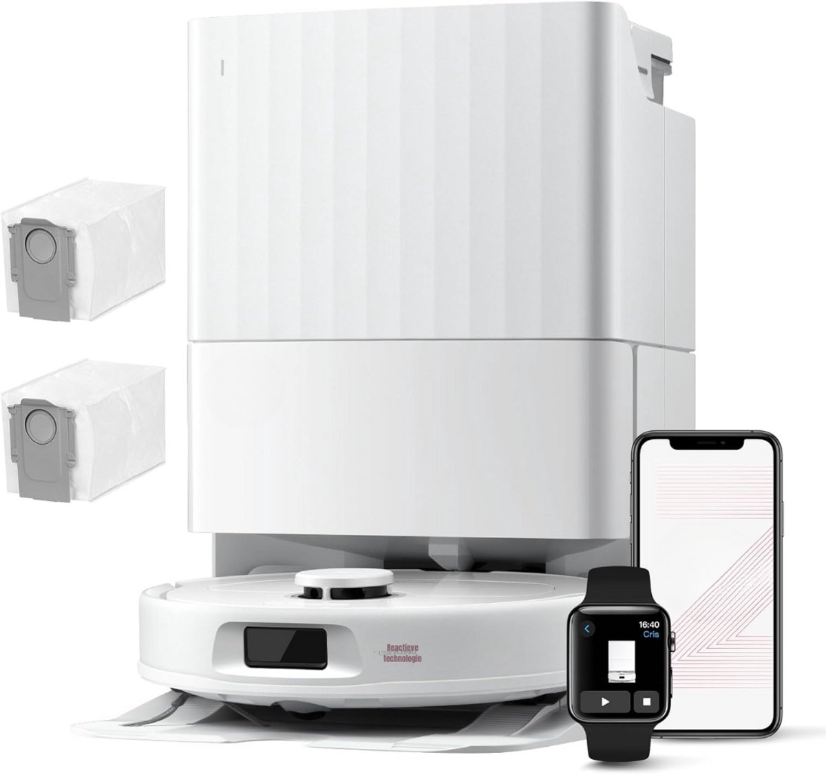 SCH® Dweilrobot Dweil Robot Zwart 49cm x 35cm x 52cm