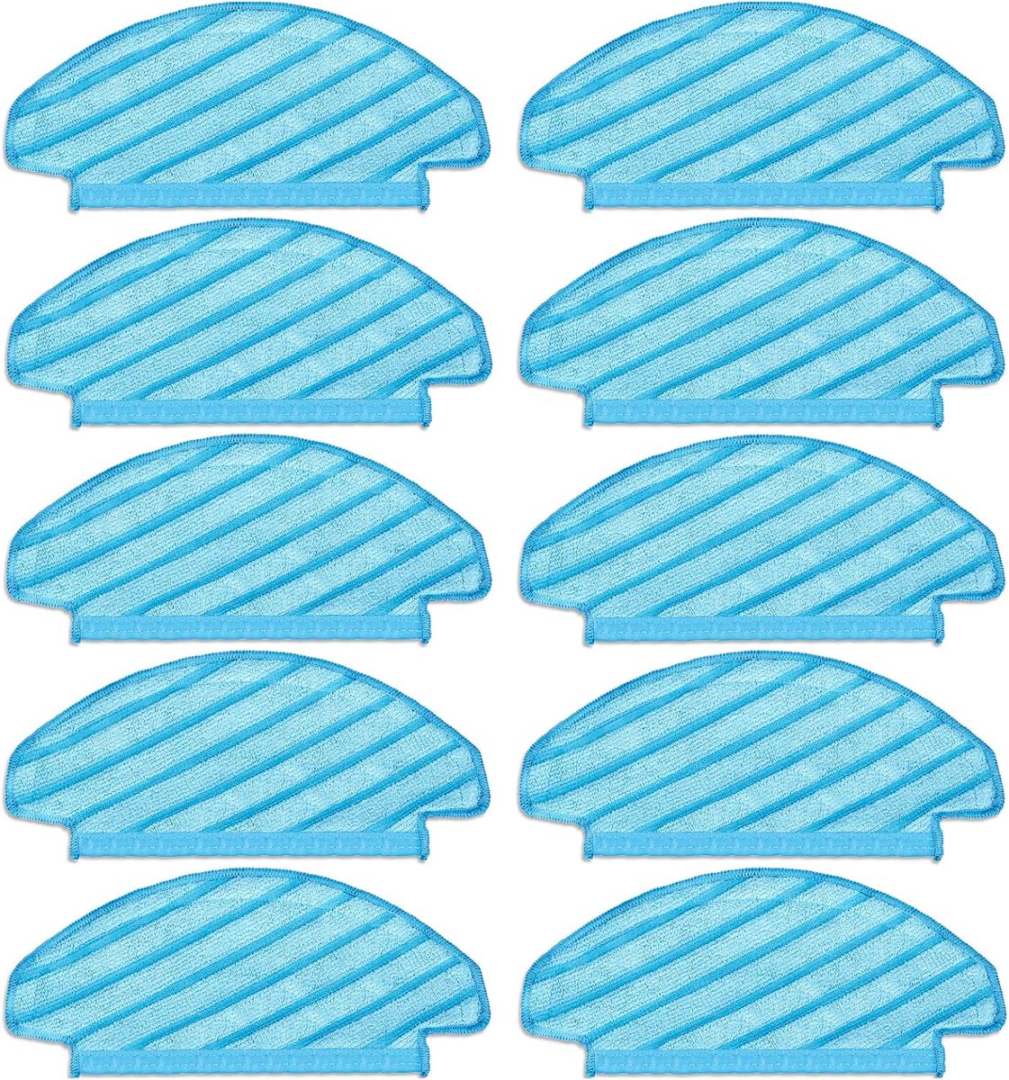 (10 stuks) N10 Wasbare herbruikbare dweilpads geschikt voor ECOVACS DEEBOT OZMO N10/ N10 Plus/ T8/ T8+/ T8 AIVI/ T9/ T9 MAX Stofzuiger, dweildoek, duurzame reinigingsdoekjes