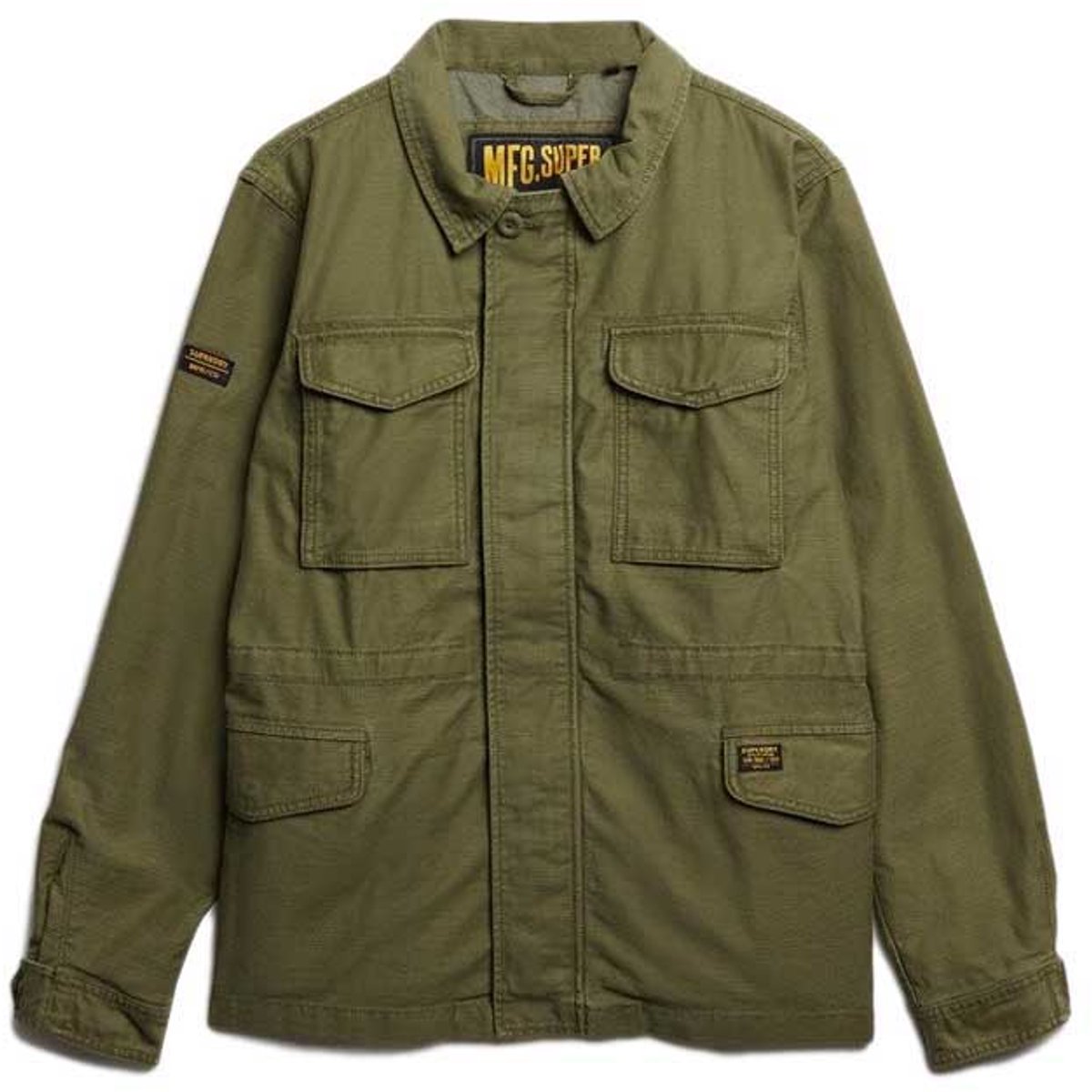 Superdry Collared M65 Jas XL Man Groen