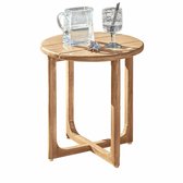 Table d'appoint LOBERON Tewksbury, grise