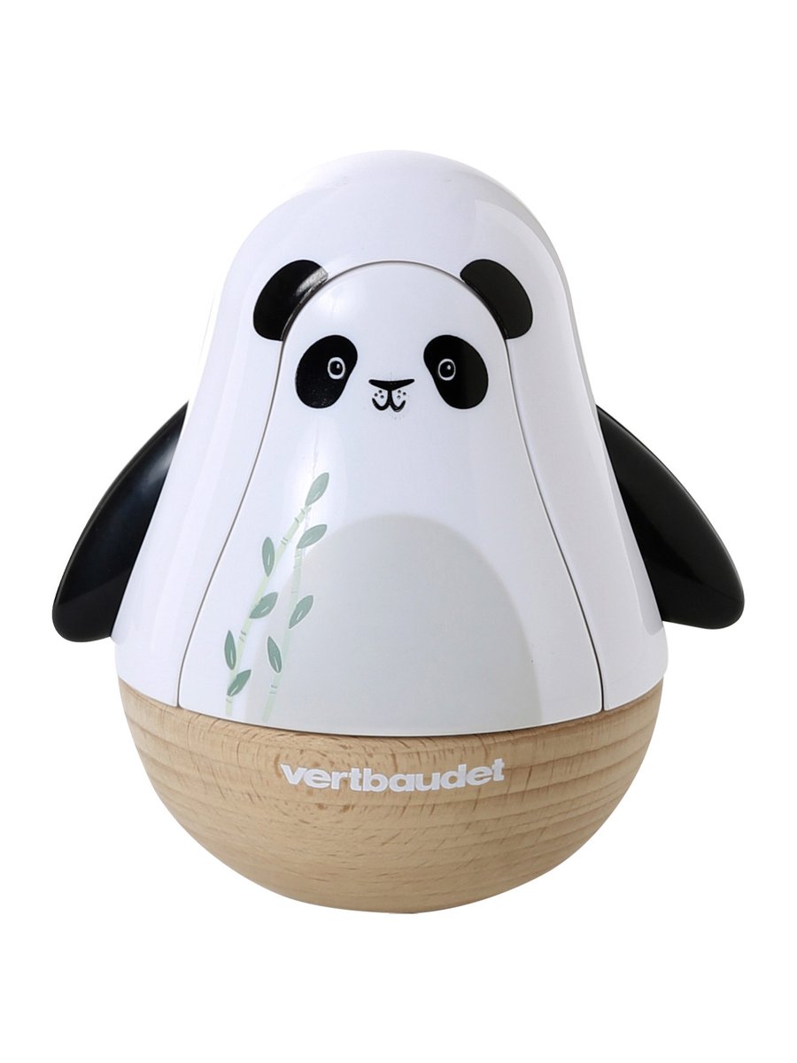 Vertbaudet Tuimelaar muziekdoos panda TANZANIE van FSC®-hout