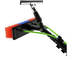Azomor® Uitschuifbare aluminium telescoopstang voor professionele glas- en gevelreiniging