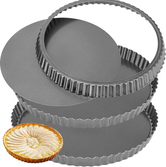 CHEFMADE Kuglof/Savarin-vorm, 18 cm, anti-aanbaklaag, zwaar koolstofstaal, geschikt voor taart