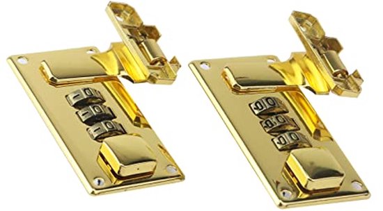 Cadenas Conteneur Maritime Maudex RZB75 - Anse Acier 10mm Anti-coupe, Boîtier ABS, 3 Clés | Sécurité Extérieure Renforcée