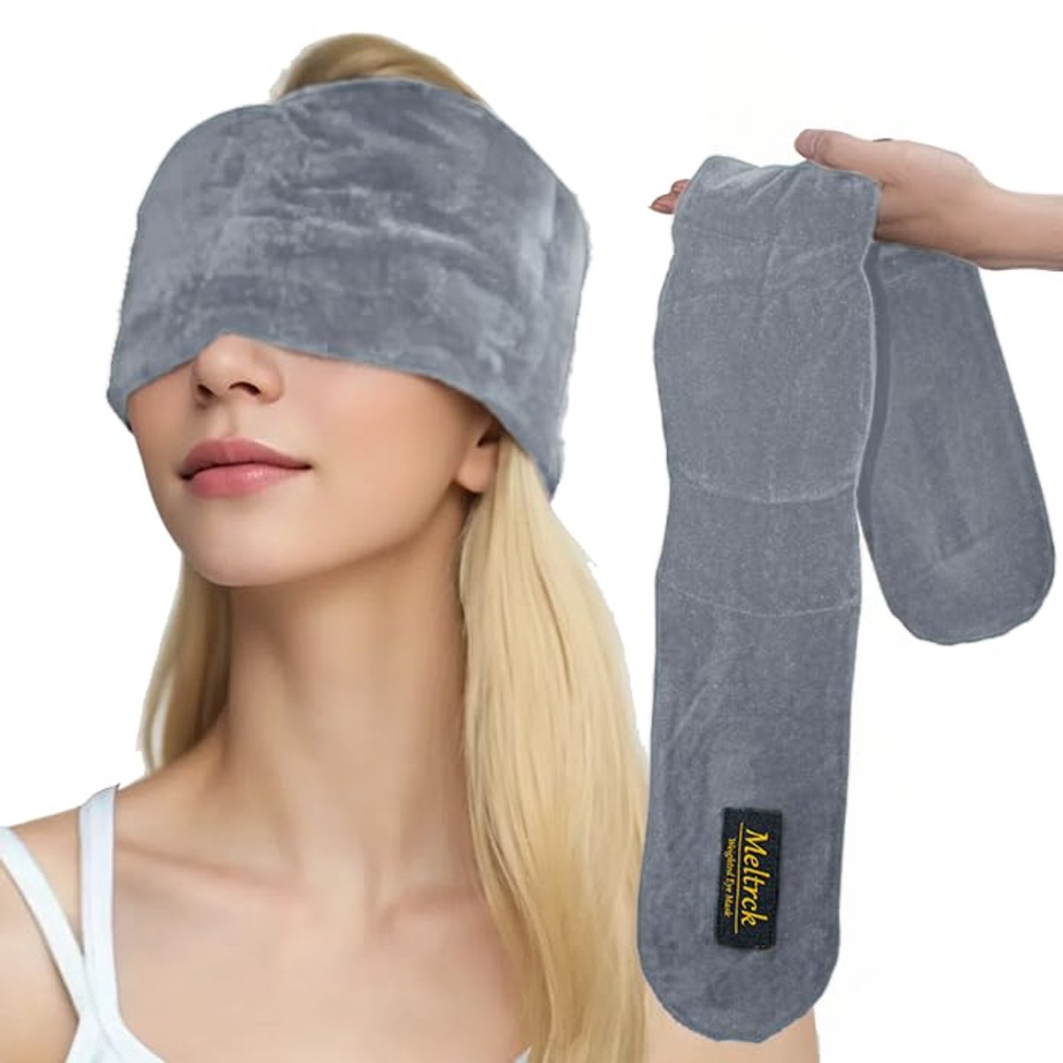 Zwart Slaapmasker met Verstelbare Sluiting - 100% Lichtdicht, Ideaal voor Reis en Ontspanning