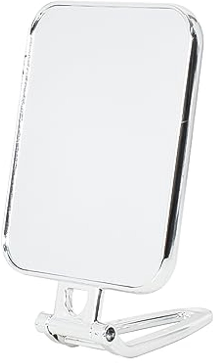 Draaibare Make-upspiegel 270°, Opvouwbaar, Tafelblad/Vrijstaand/Wandmontage, 15 cm x 11,5 cm