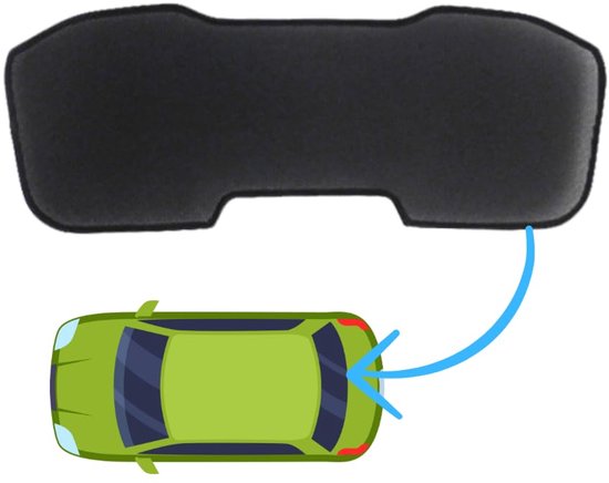 Voor Kia EV3 2024-2026 Autozonnescherm Achterruit