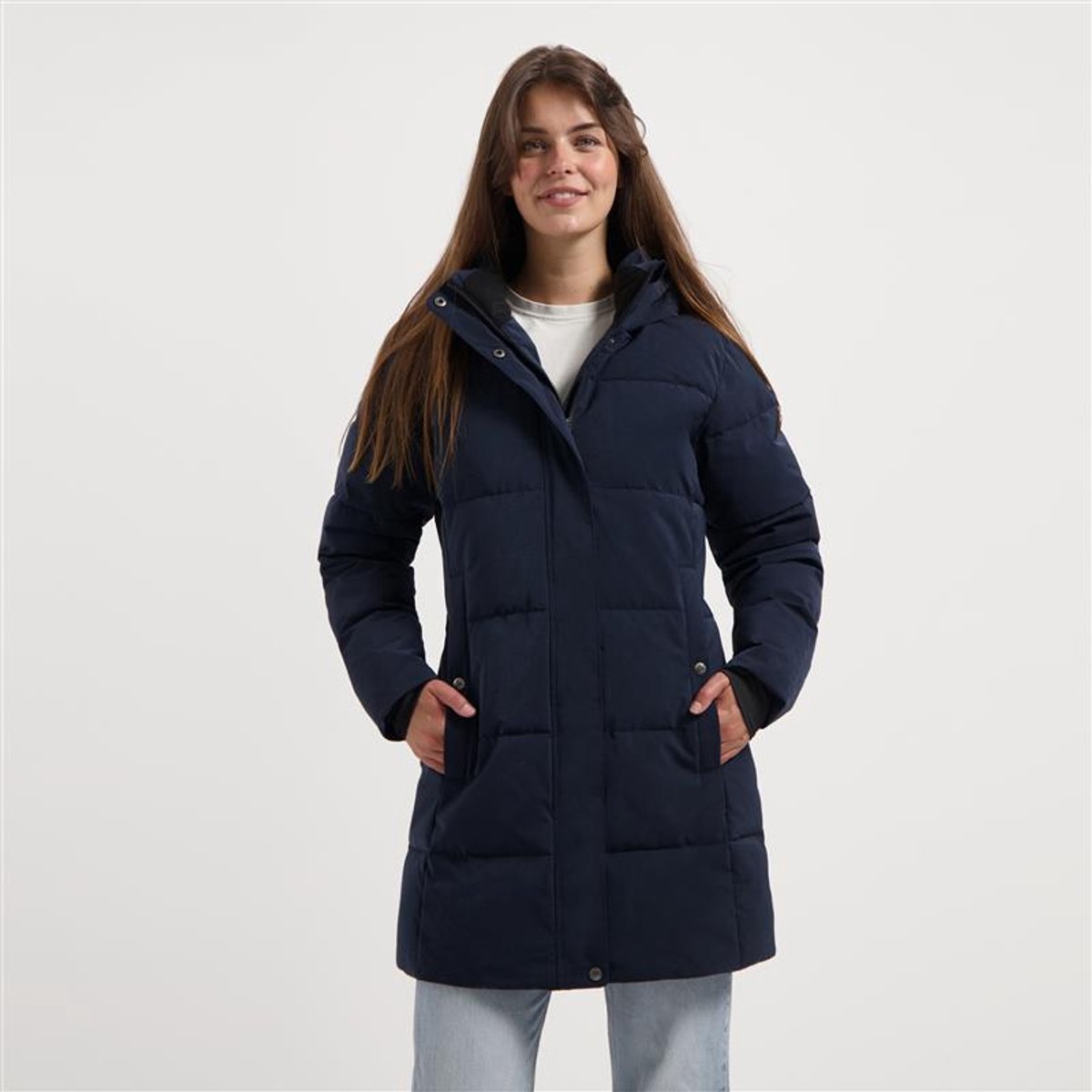 Travelin' Rissne Dames - Winterjas - Waterbestendig - Navy