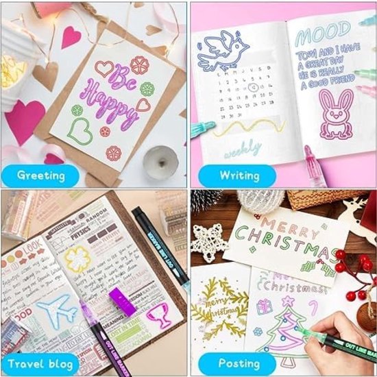 Grafix Glitterstiften 6 Stuks | Diverse Varianten aanbieding bij Action