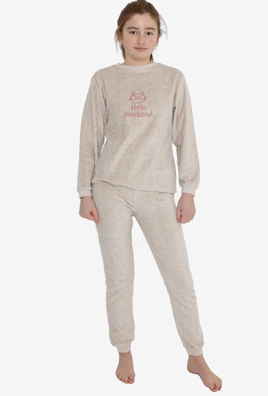 Merry Style Meisjes Onesie Slaapoverall met een Capuchon MS10-223(Marineblauw/Toekan, 110-116