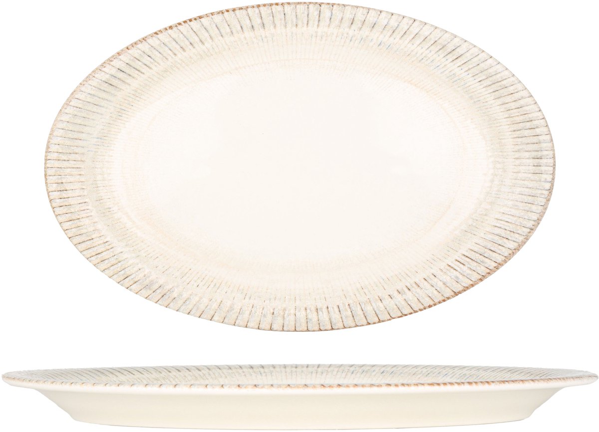 Bonna Serveerschaal - Galata - Porselein - 28 cm - set van 2