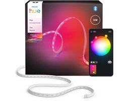 Philips Hue Flux ultraheldere LED strip 3 m, Nauwkeurige kleurovergangen van Chromasync™ Ultrahelder, echt wit licht 2900 lumen