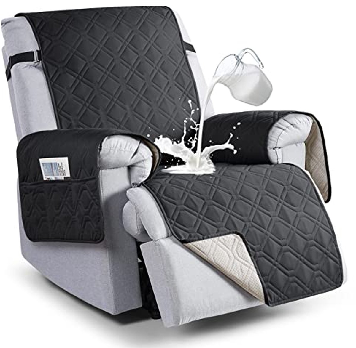 Waterdichte Fauteuilhoezen voor Meubels - Antislip Hondenstoelhoes en Wasbare Hoezen met Elastische Bandjes voor Kinderen en Huisdieren