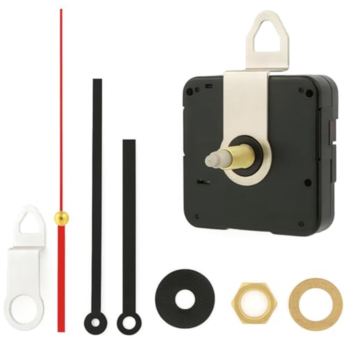 Stil Wandklokmechanisme met Grote Wijzers - Horlogemakersset voor Doe-Het-Zelf Creatie