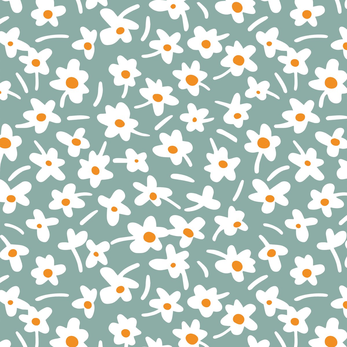 Tafelzeil Happy days mintwood 140x180cm Groen