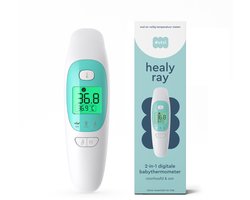 Dutsi Thermometer - Oorthermometer & Voorhoofd Thermometer - Digitale Koortsthermometer voor Baby & Volwassene - Snel & Nauwkeurig - Inclusief batterijen