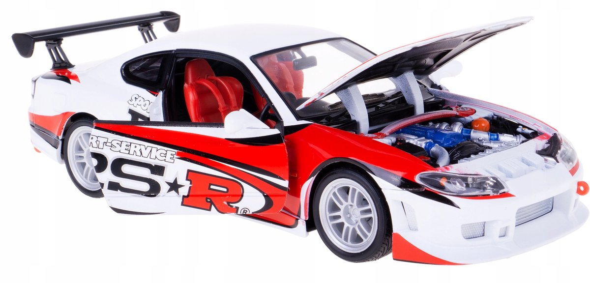 Welly Nissan Silvia S15 RS-R Modelauto Schaal 1:24 - Metaal