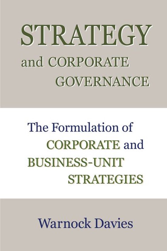 Strategy and Corporate Governance - cover